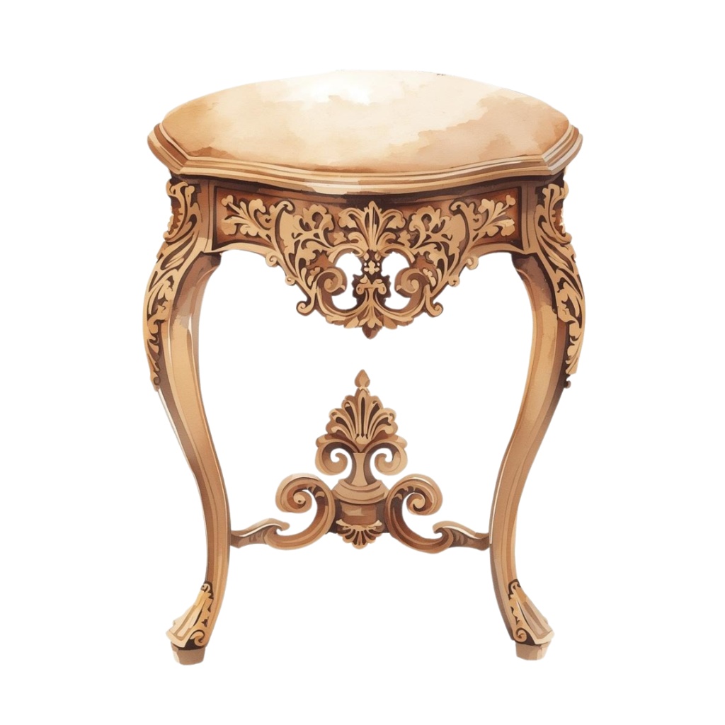 本棚など読書の秋にぴったりなインテリア雑貨クリップアート素材セット