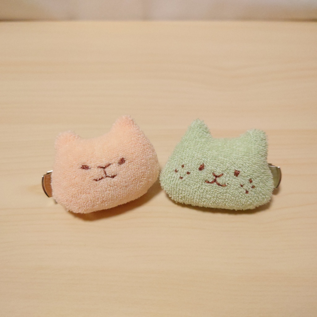 ふわねこクリップ＊にやり＊