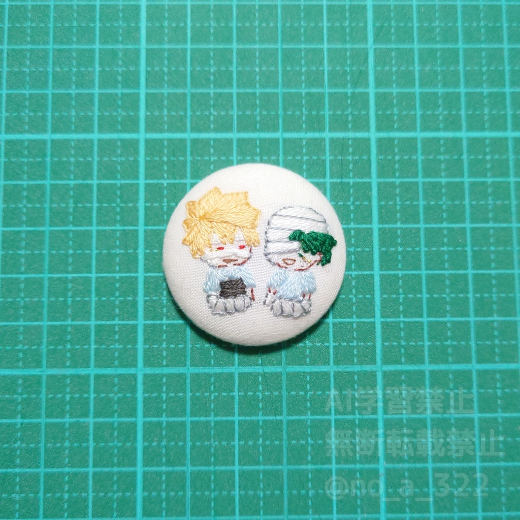 くるみボタンのマグネット① (原作寄り)