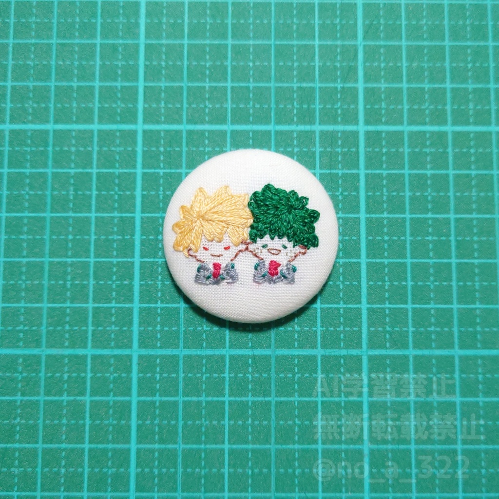 くるみボタンのマグネット① (原作寄り)