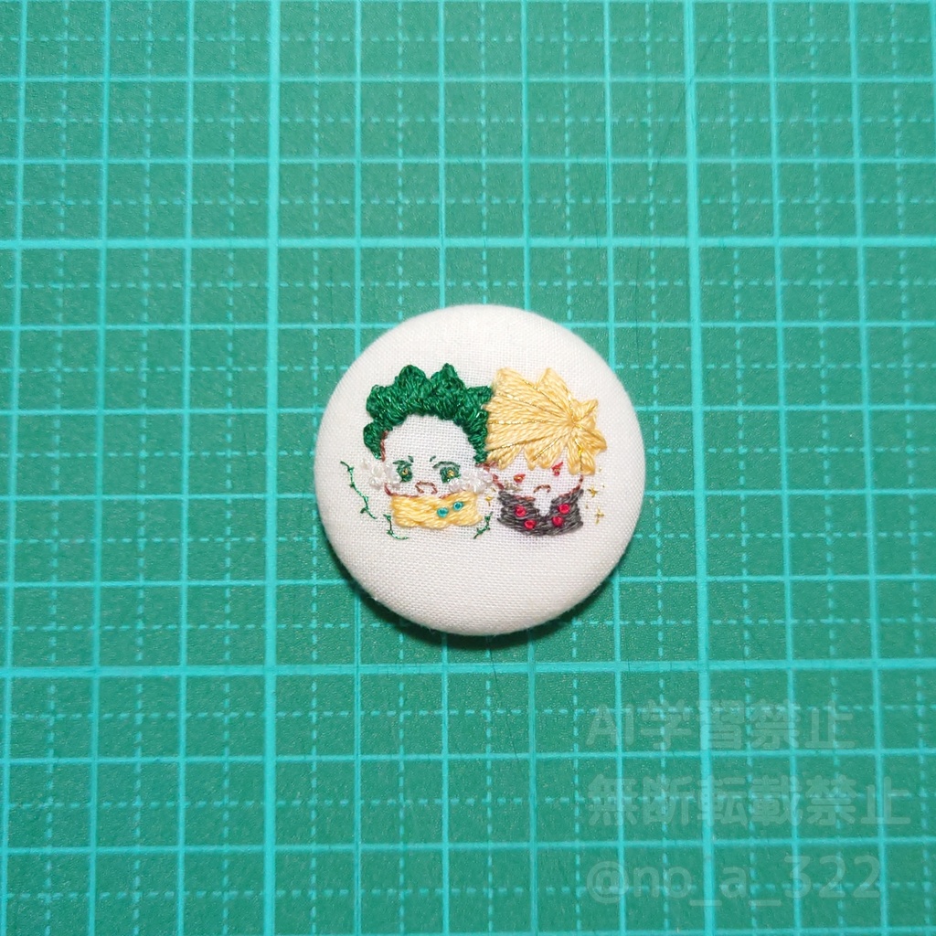 くるみボタンのマグネット① (原作寄り)