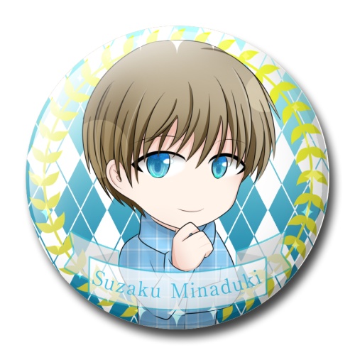 57mm缶バッジ (朱雀ver)