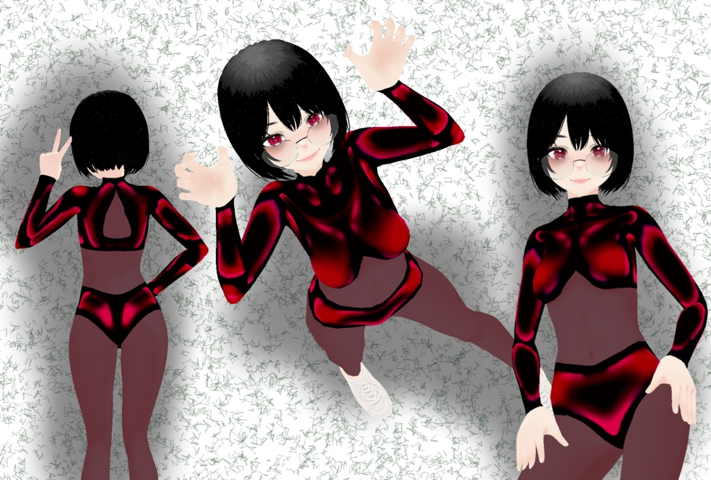 Red Bodysuit Vroid