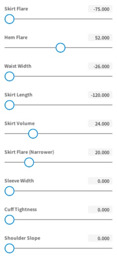 Cursed Silhouette Dress Vroid