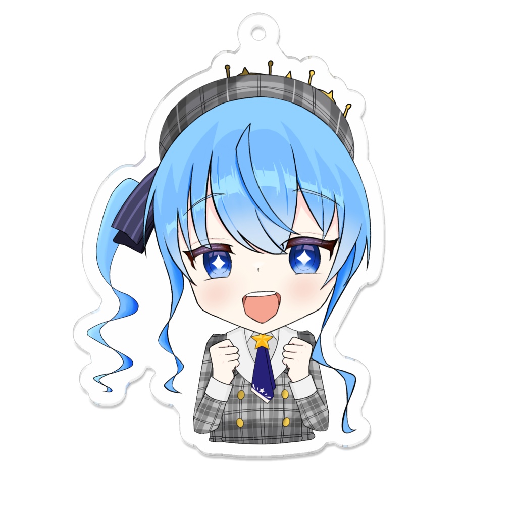 【非公式】星街すいせい　アクリルキーホルダー