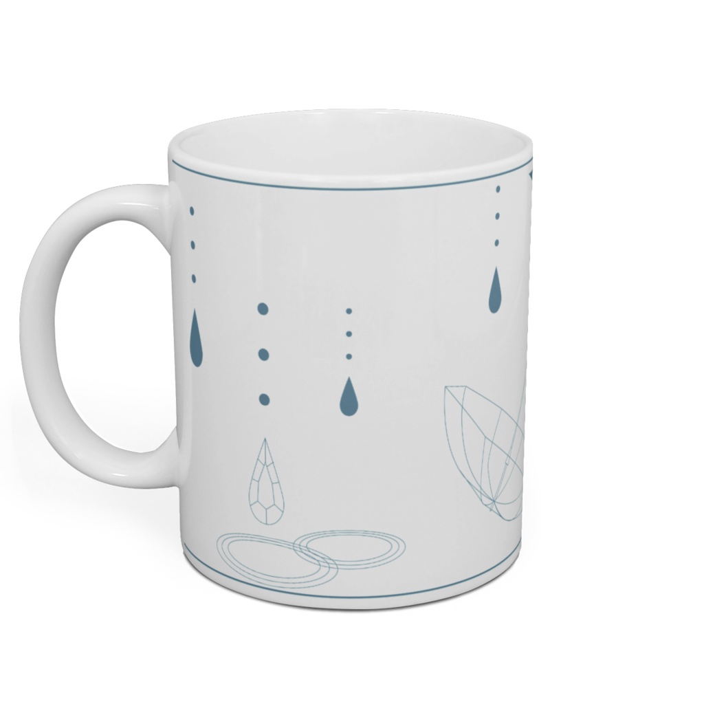 【非公式】星街すいせい「バイバイレイニーモチーフマグカップ」