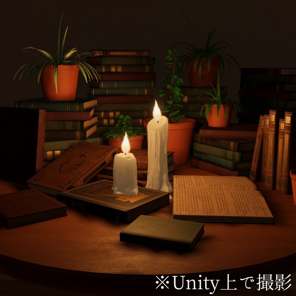 魔女の蝋燭 2種 x 4色セット