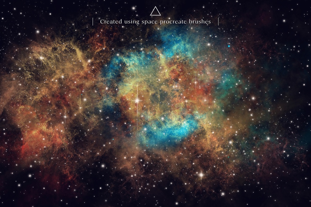 【Procreate】宇宙と星雲のブラシ 62種