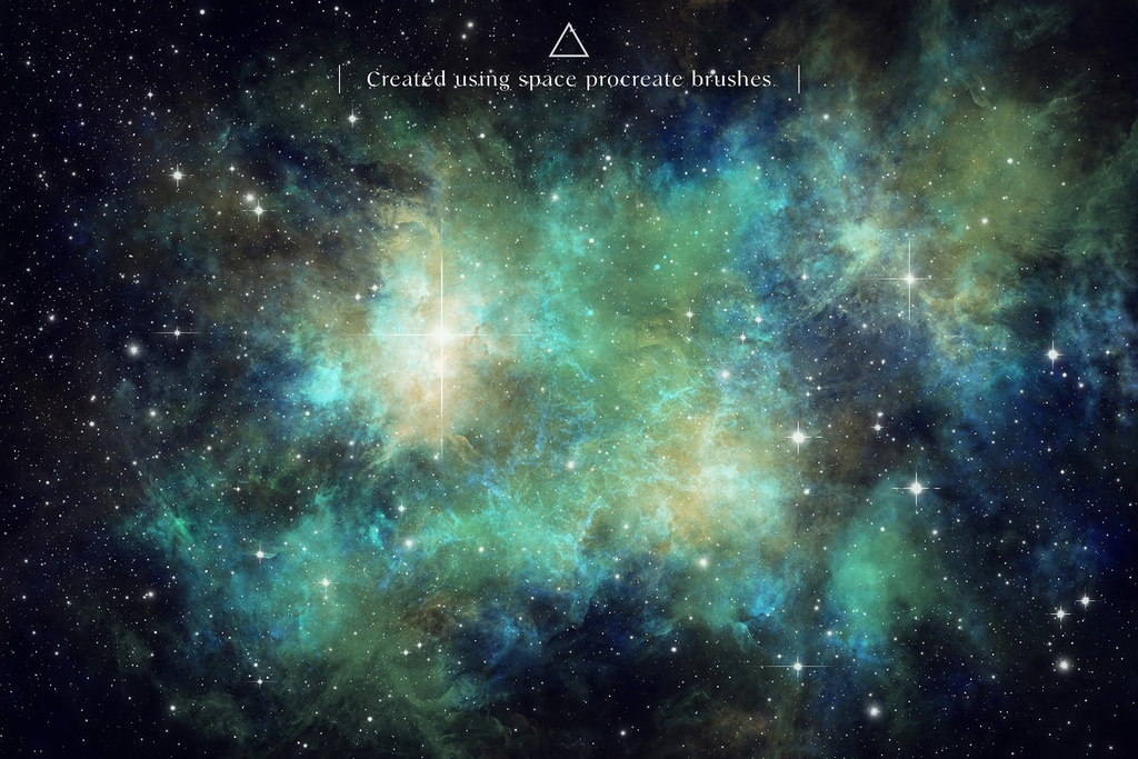 【Procreate】宇宙と星雲のブラシ 62種
