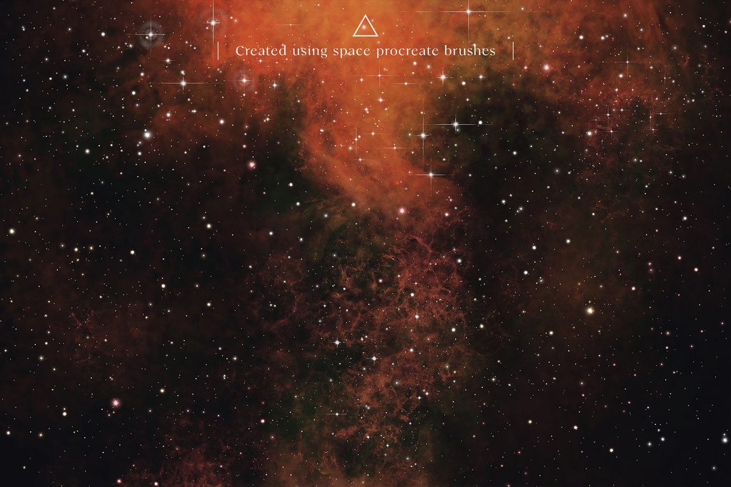 【Procreate】宇宙と星雲のブラシ 62種