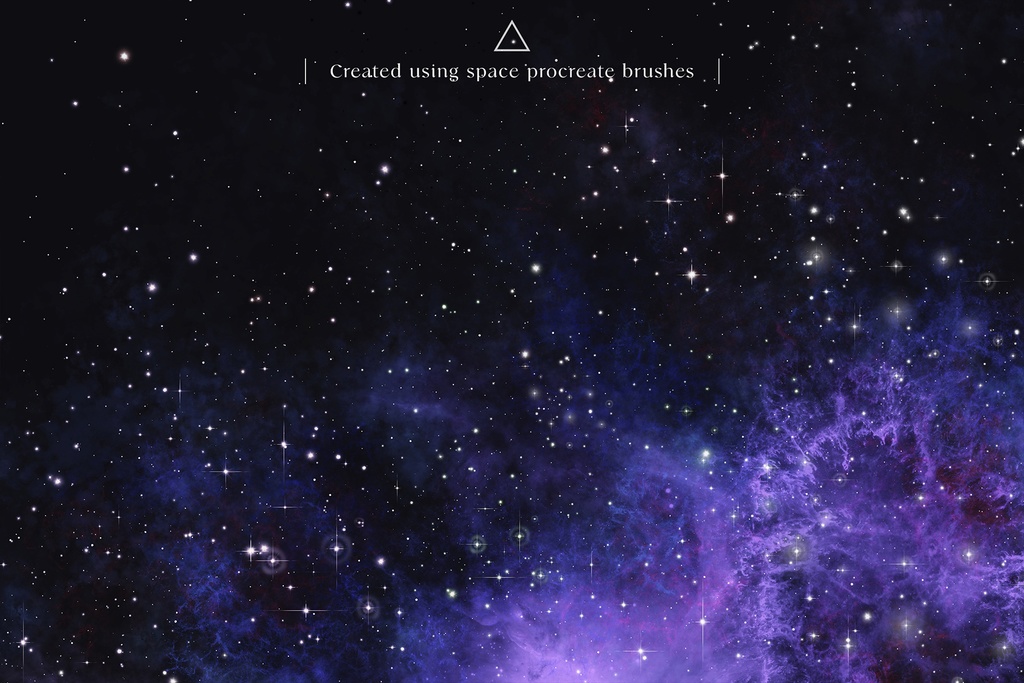 【Procreate】宇宙と星雲のブラシ 62種