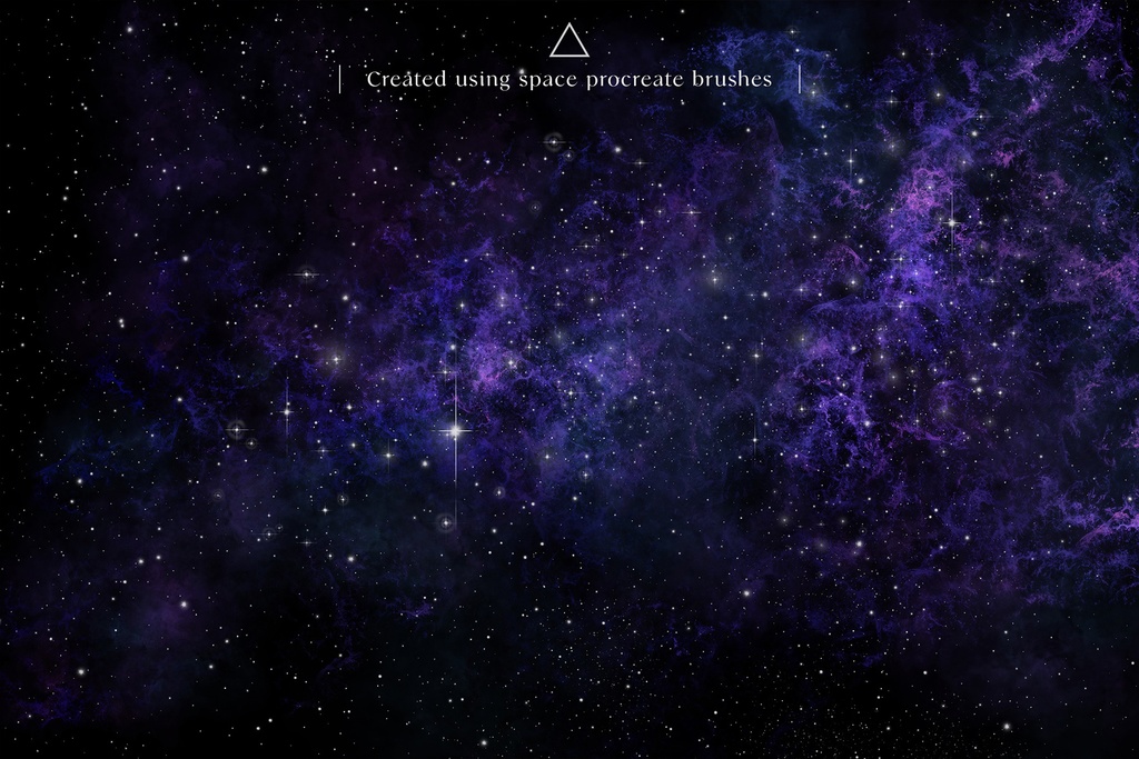 【Procreate】宇宙と星雲のブラシ 62種