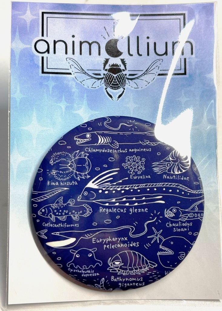 深海生物 缶バッジ・缶マグネット