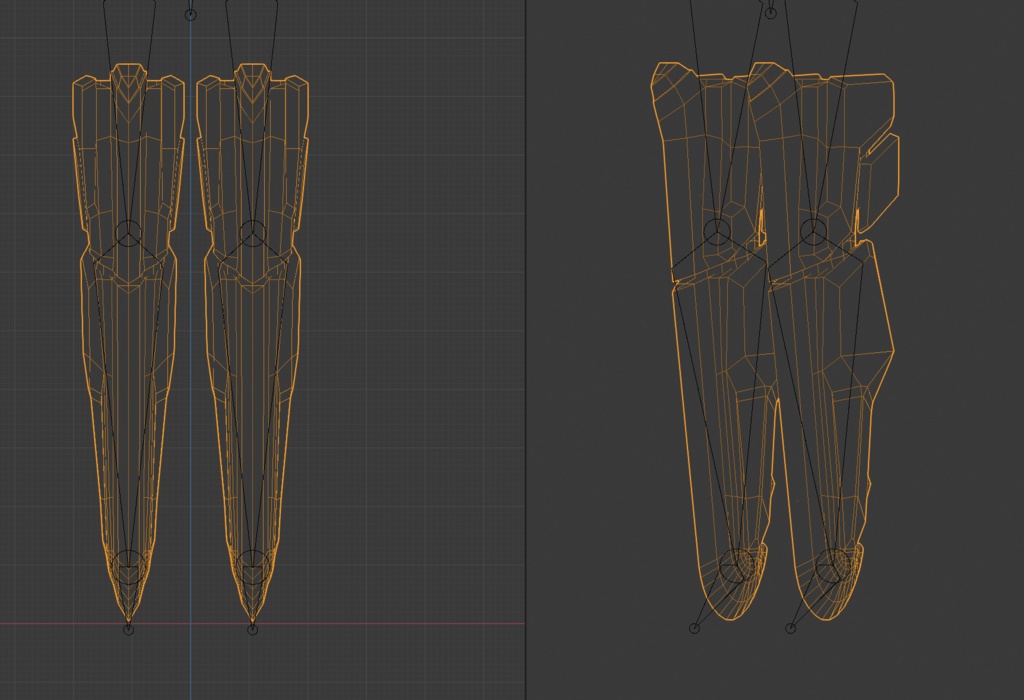 Cyborg legs Inspired by BlazBlue's Nu-13