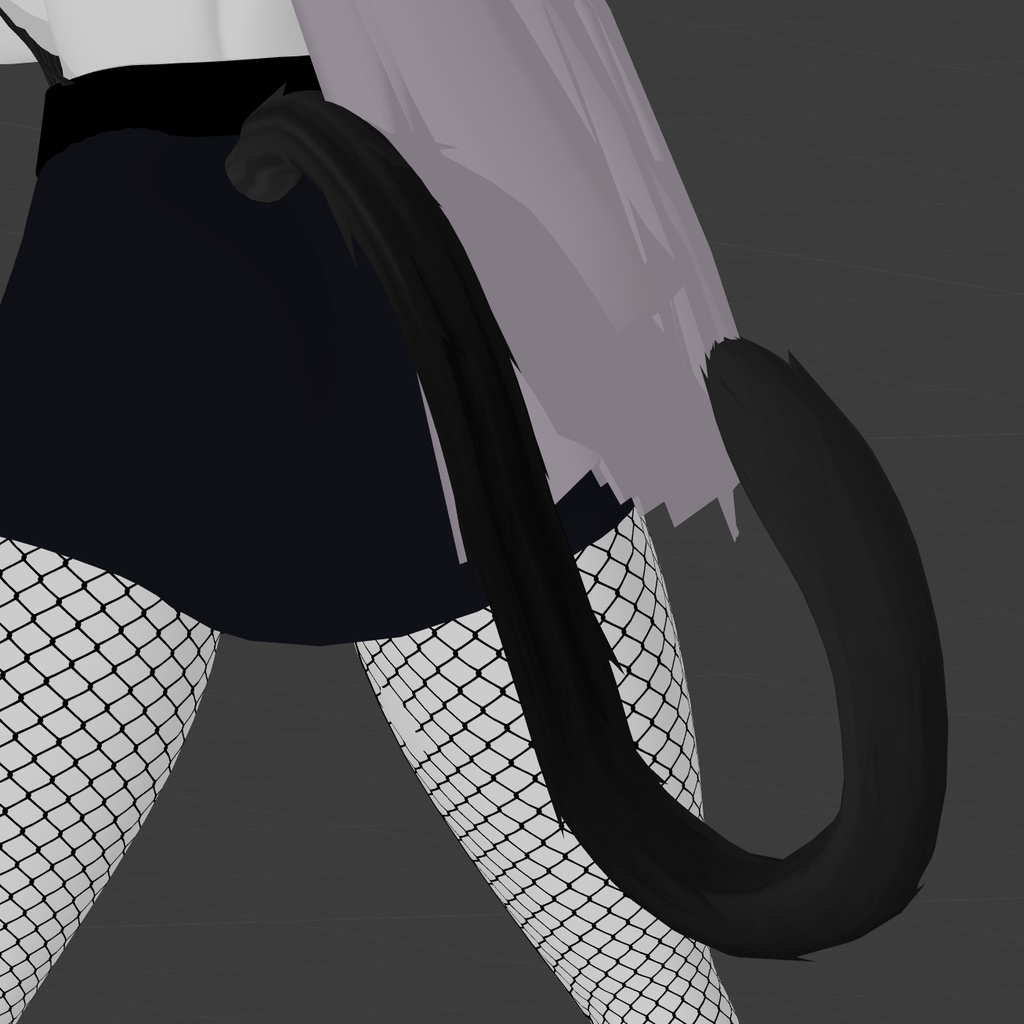 ネコの耳と尻尾 Cat ears and tail