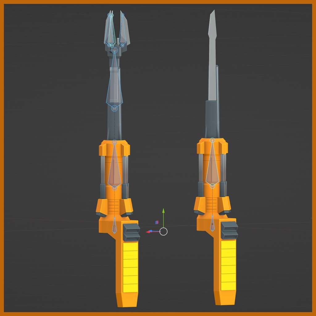 ガオガイガーにインスパイアされたディバイディング/ガトリングドライバー / Dividing/Gatling Drivers inspired by GaoGaiGar