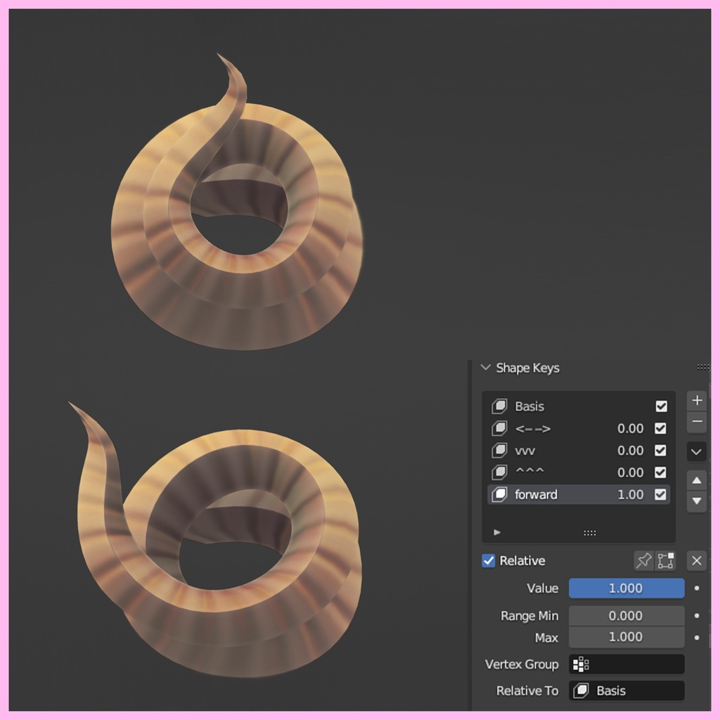 大きな雄羊の角 Large Ram horns