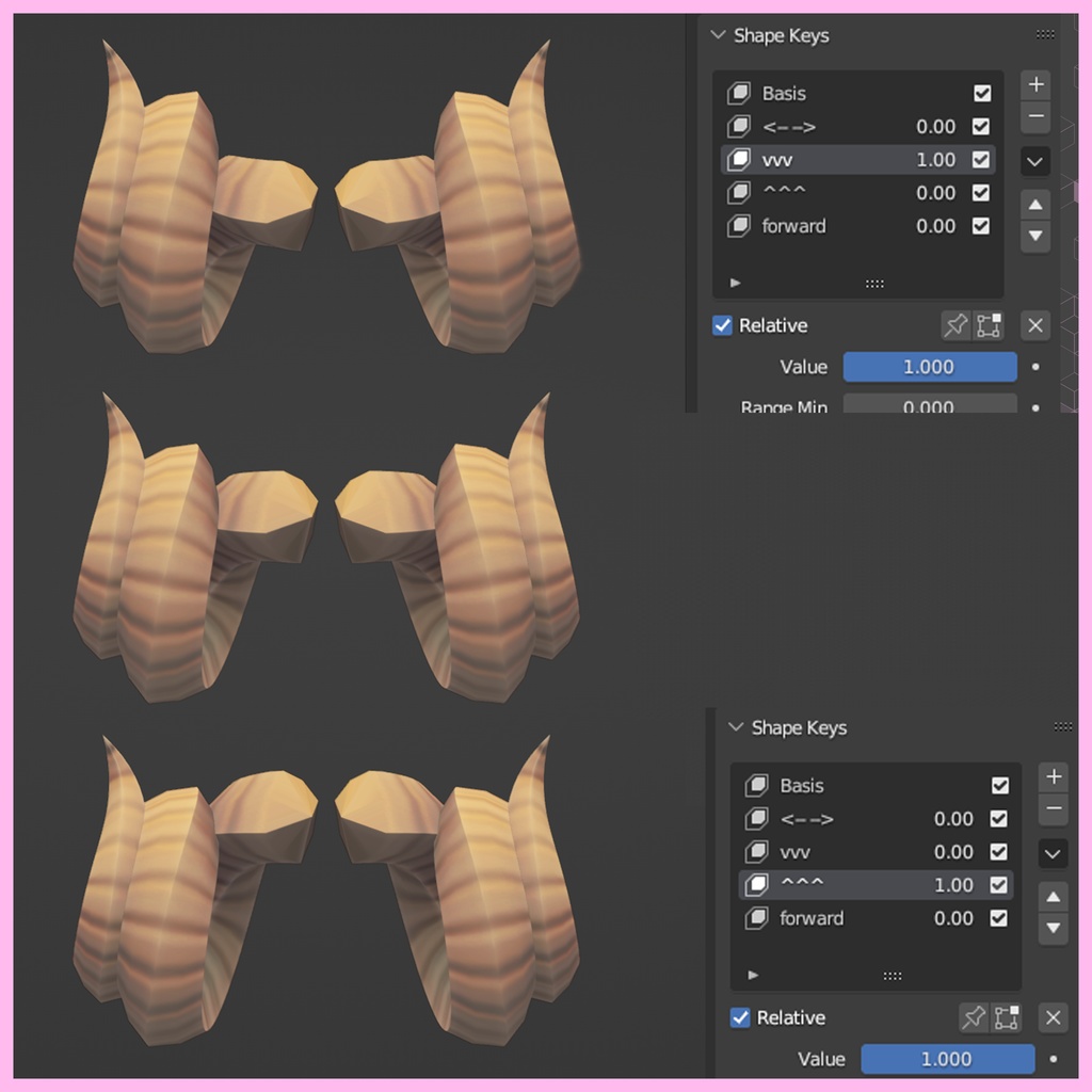 大きな雄羊の角 Large Ram horns