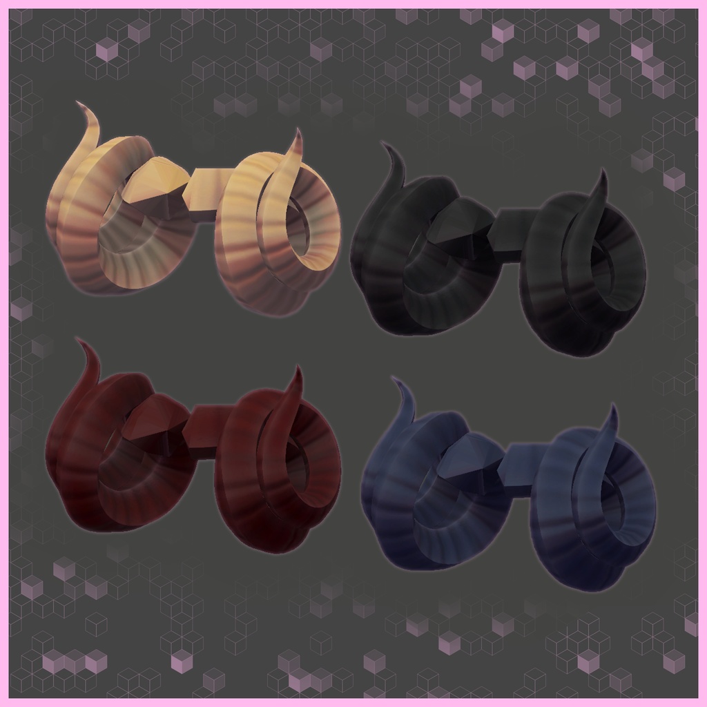 大きな雄羊の角 Large Ram horns