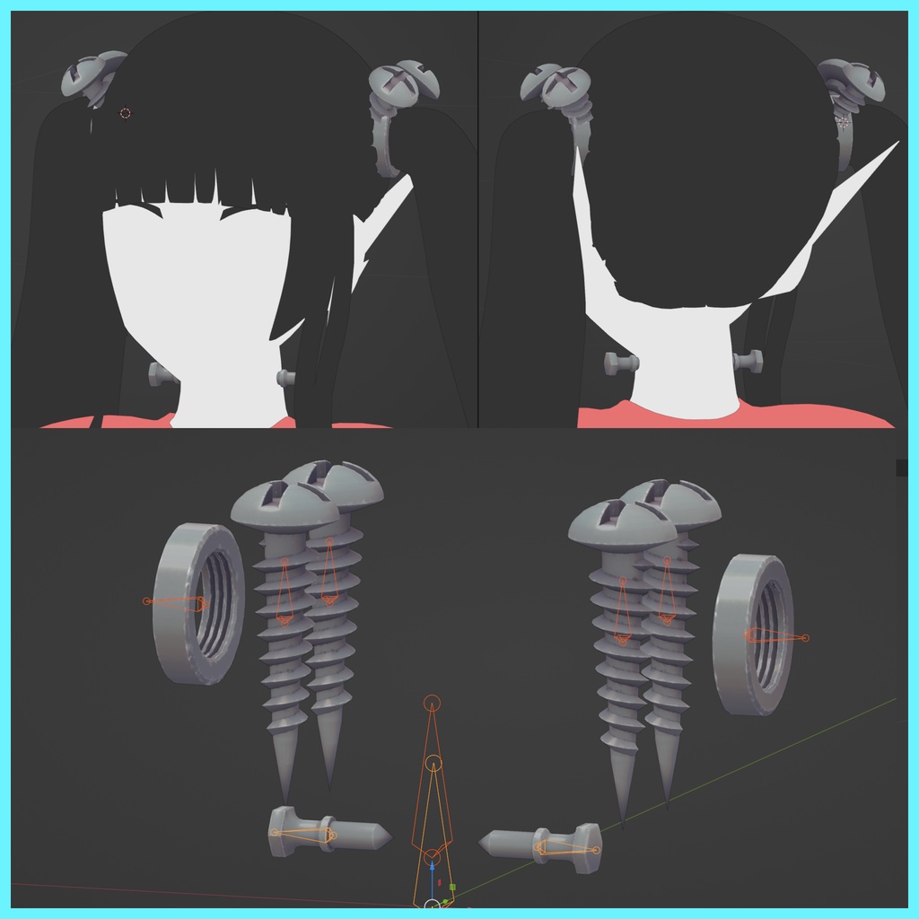 フランケンシュタインのアクセサリー Frankenstein accessories