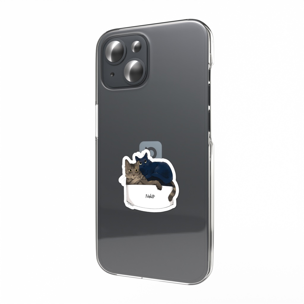 ねこonねこ ステッカー