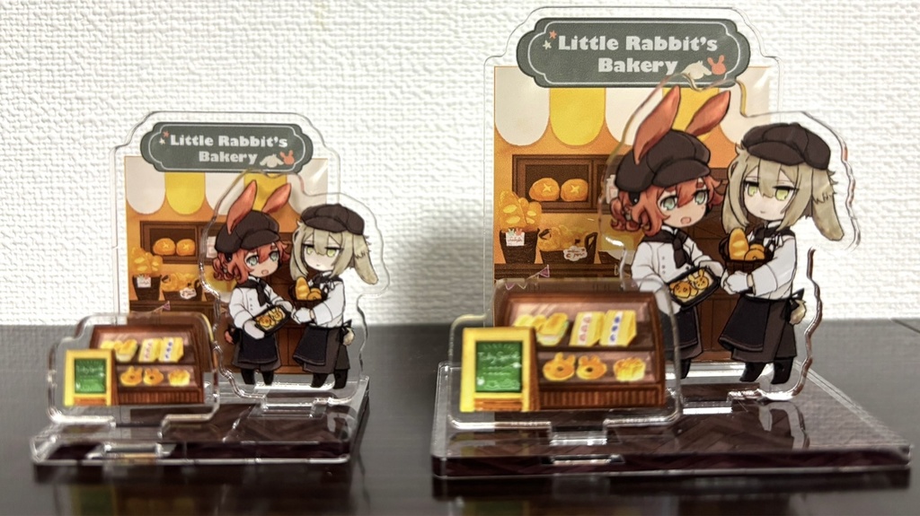こうさぎのパン屋さんアクリルジオラマ