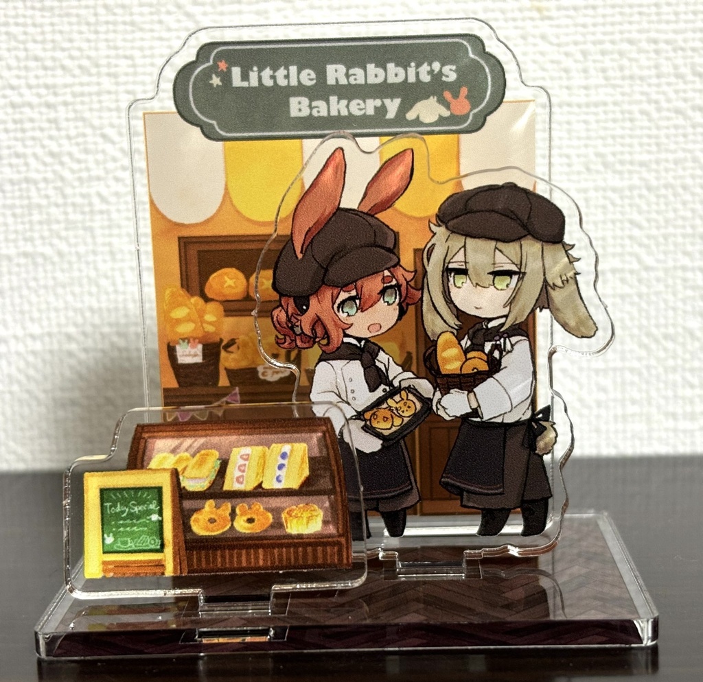 こうさぎのパン屋さんアクリルジオラマ