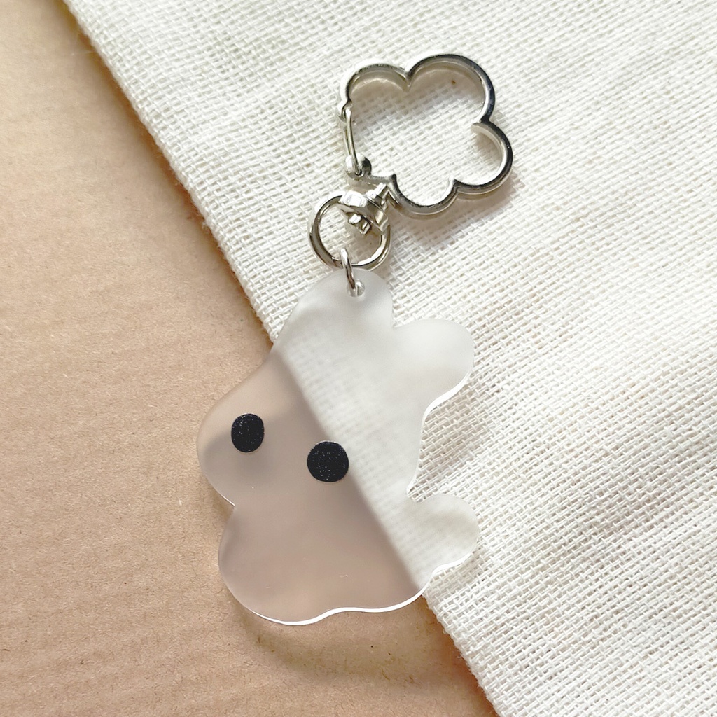 砂糖菓子みたいなうさぽふ・うさはぐアクキー