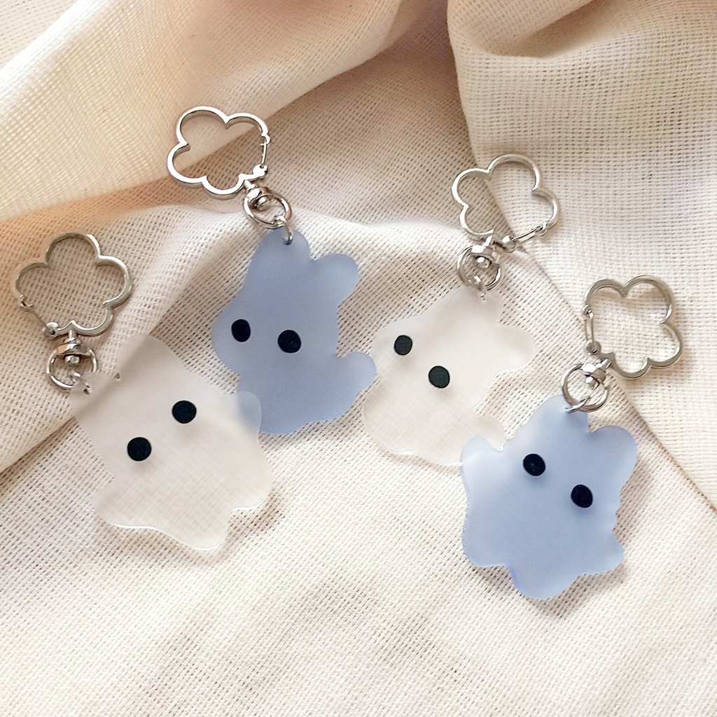 砂糖菓子みたいなうさぽふ・うさはぐアクキー