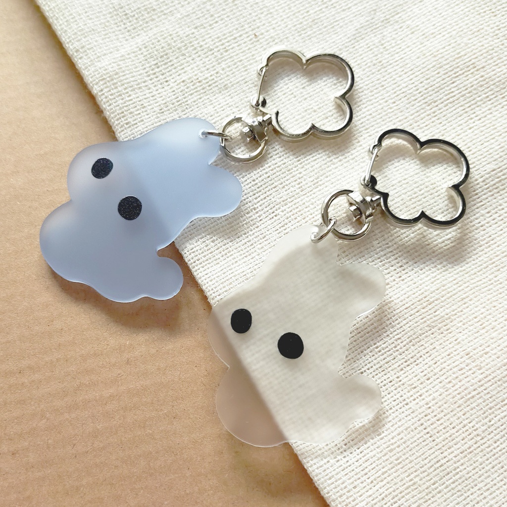 砂糖菓子みたいなうさぽふ・うさはぐアクキー