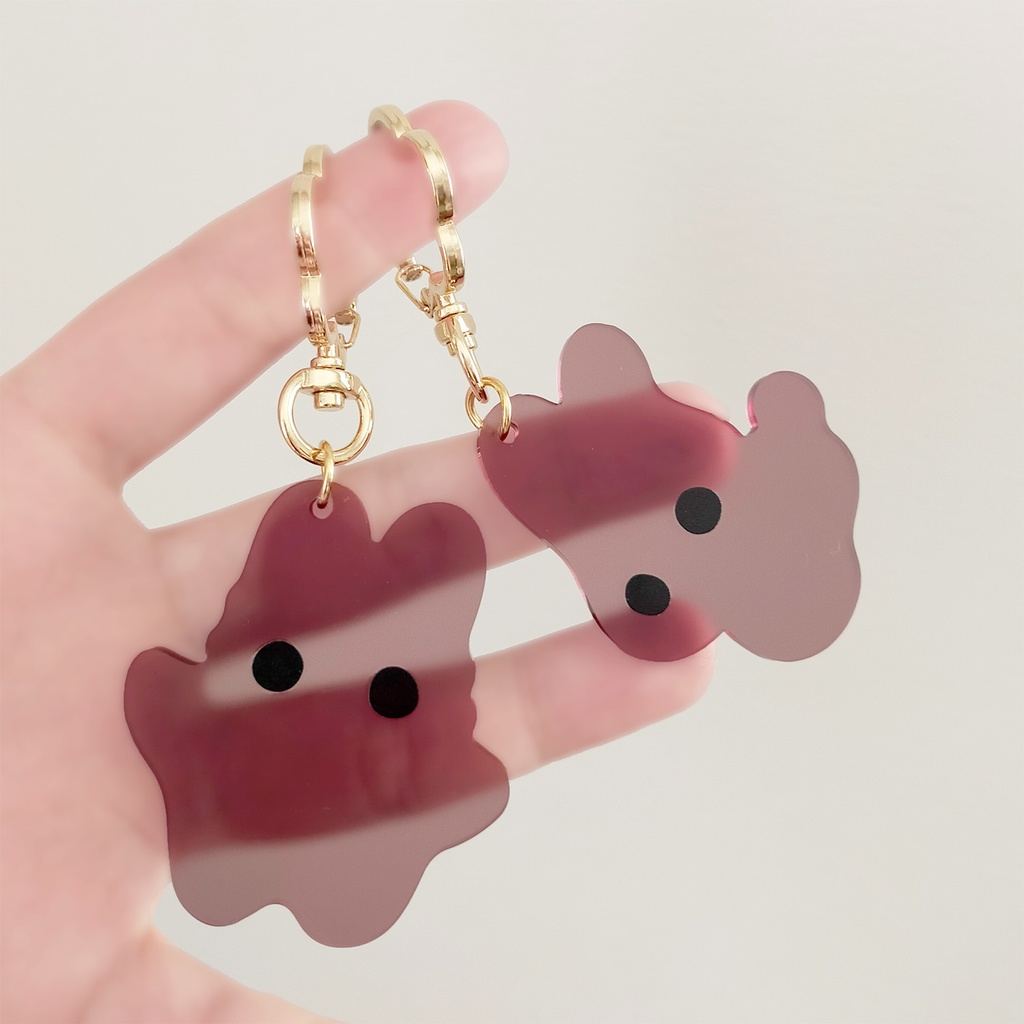 砂糖菓子みたいなうさぽふ・うさはぐアクキー