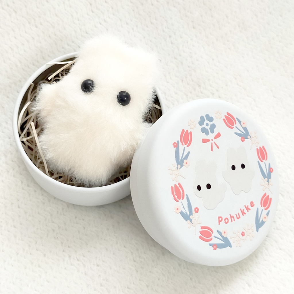春のぽふっけ缶【わたげset・ほわいと】