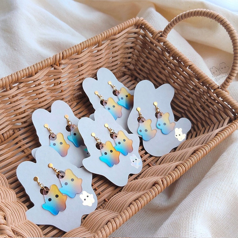 ぽふっけイヤリング