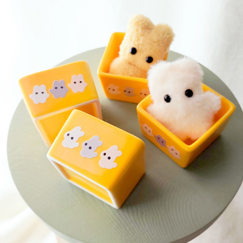 ぽふっけまめ小皿set