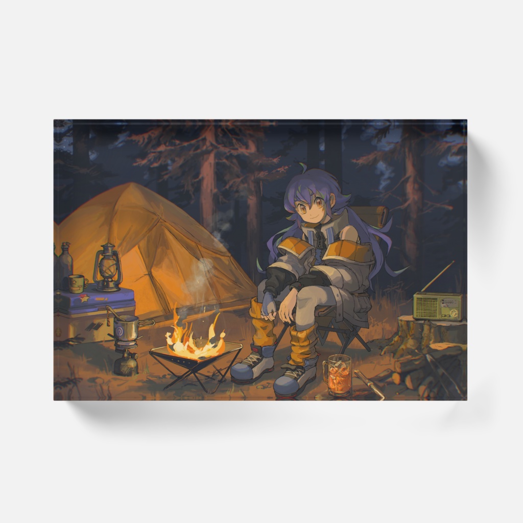 アクリルブロック 旅人衣装 キャンプver