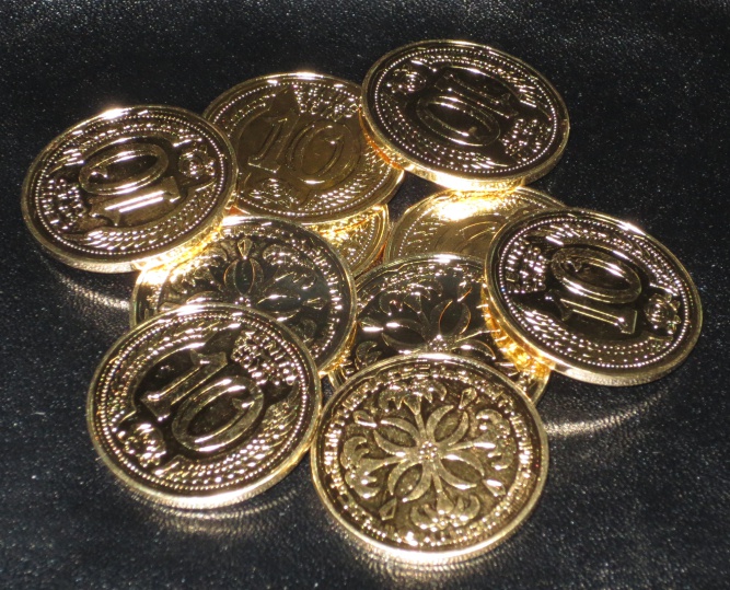 銭亀コイン10金貨(10枚セット)