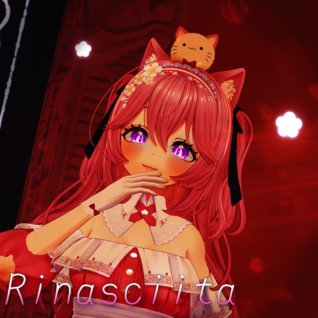 【リナシータ対応】あやかしおきつねアイテクスチャ【16アバター対応】