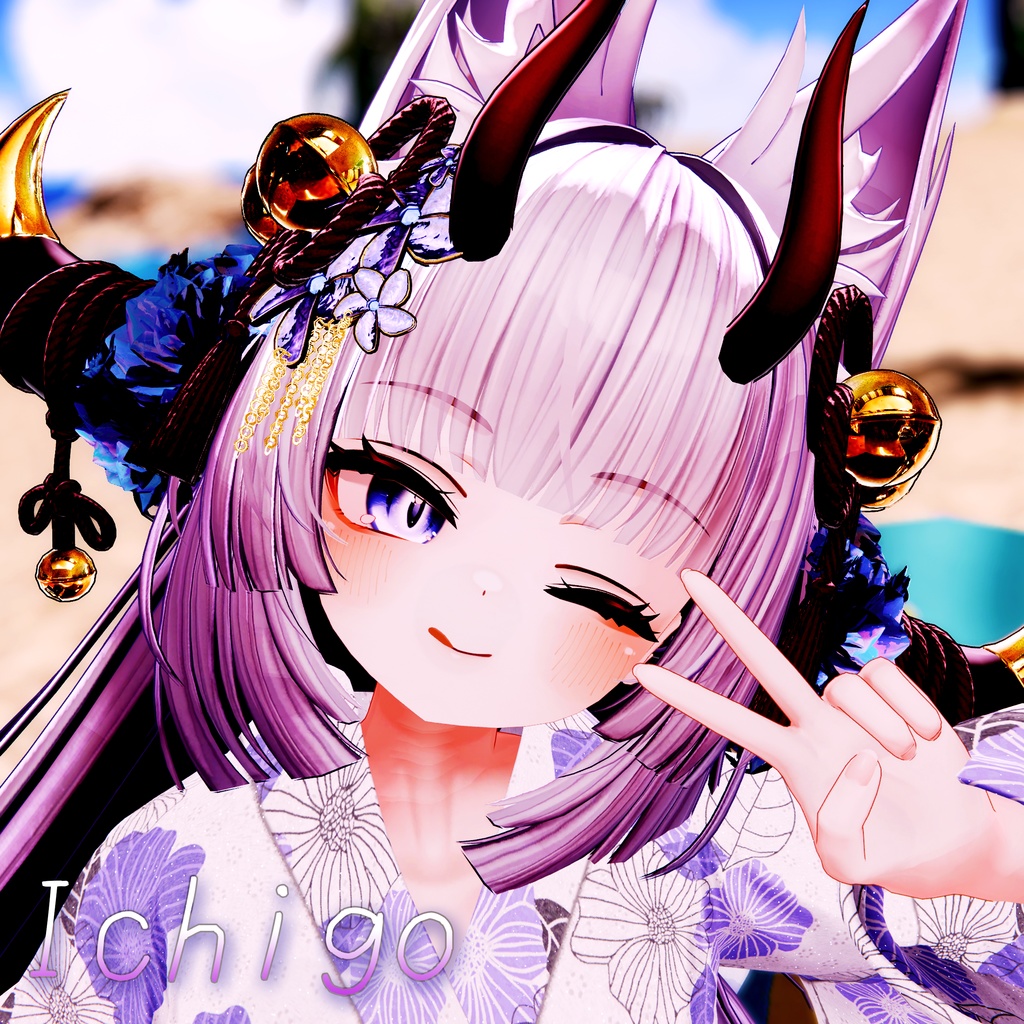 【リナシータ対応】あやかしおきつねアイテクスチャ【16アバター対応】