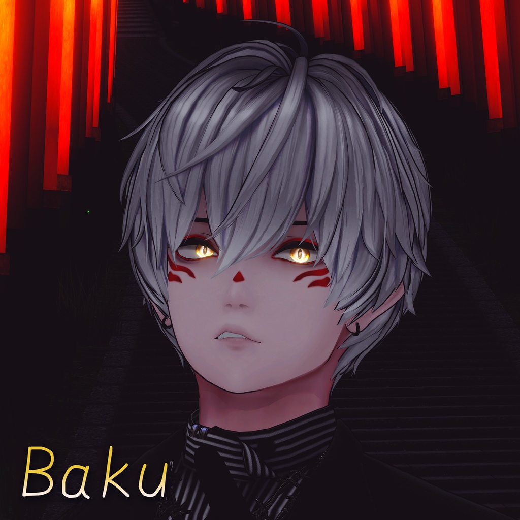 【リナシータ対応】あやかしおきつねアイテクスチャ【17アバター対応】