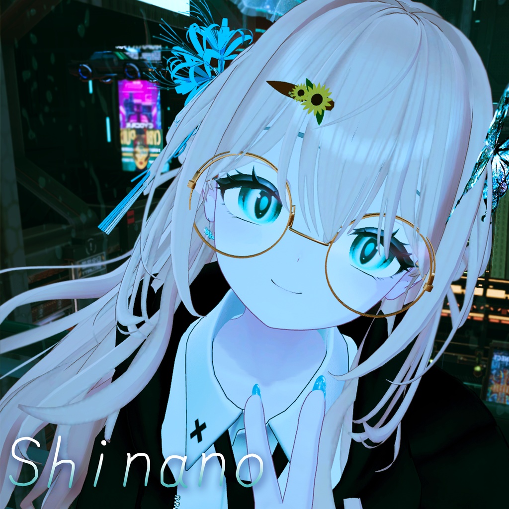 【リナシータ対応】あやかしおきつねアイテクスチャ【16アバター対応】