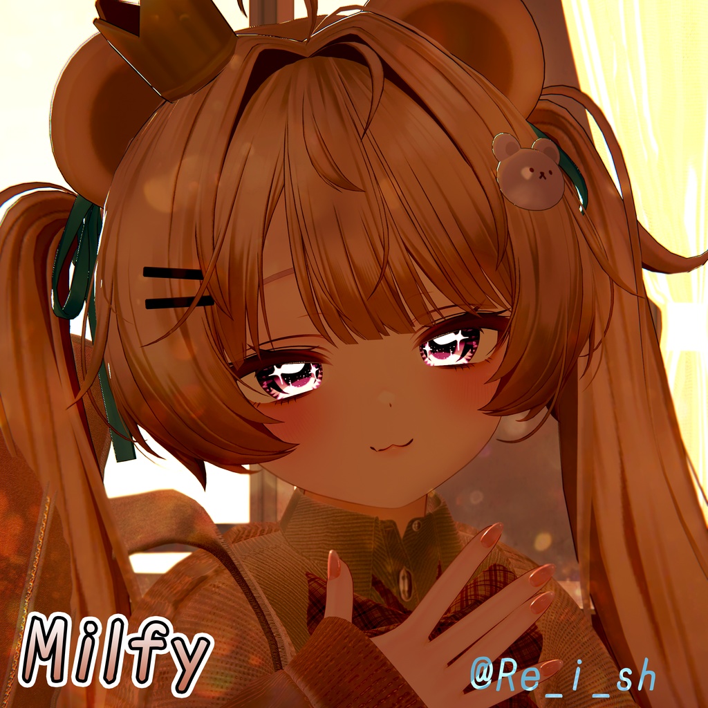 【11アバター対応】月影の瞳-Moonshadow Eye‐ 【24色+発光テクスチャ】