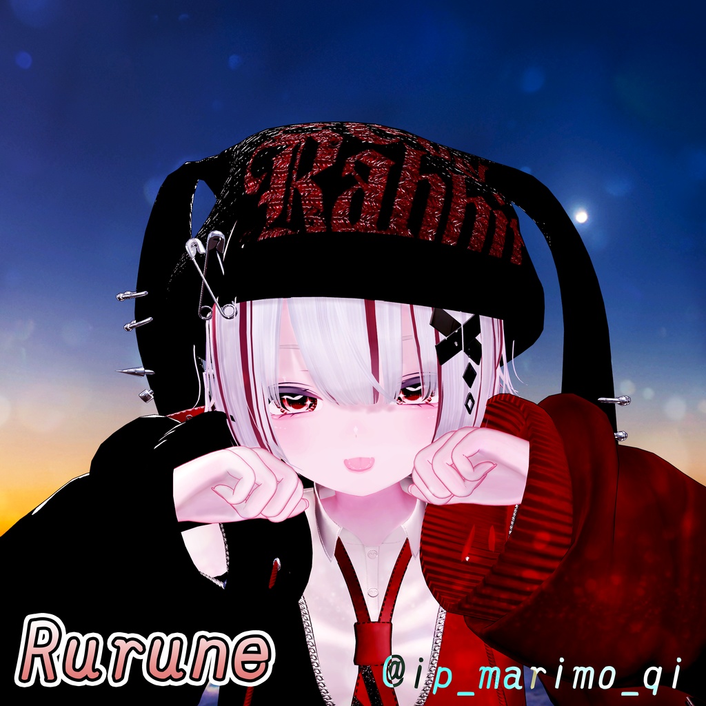 【11アバター対応】月影の瞳-Moonshadow Eye‐ 【24色+発光テクスチャ】