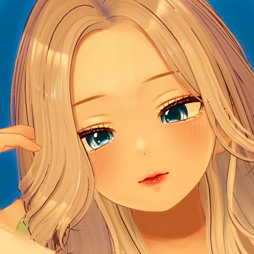 【13アバター対応】大人ギャルの先輩アイテクスチャ【25色+発光テクスチャ】