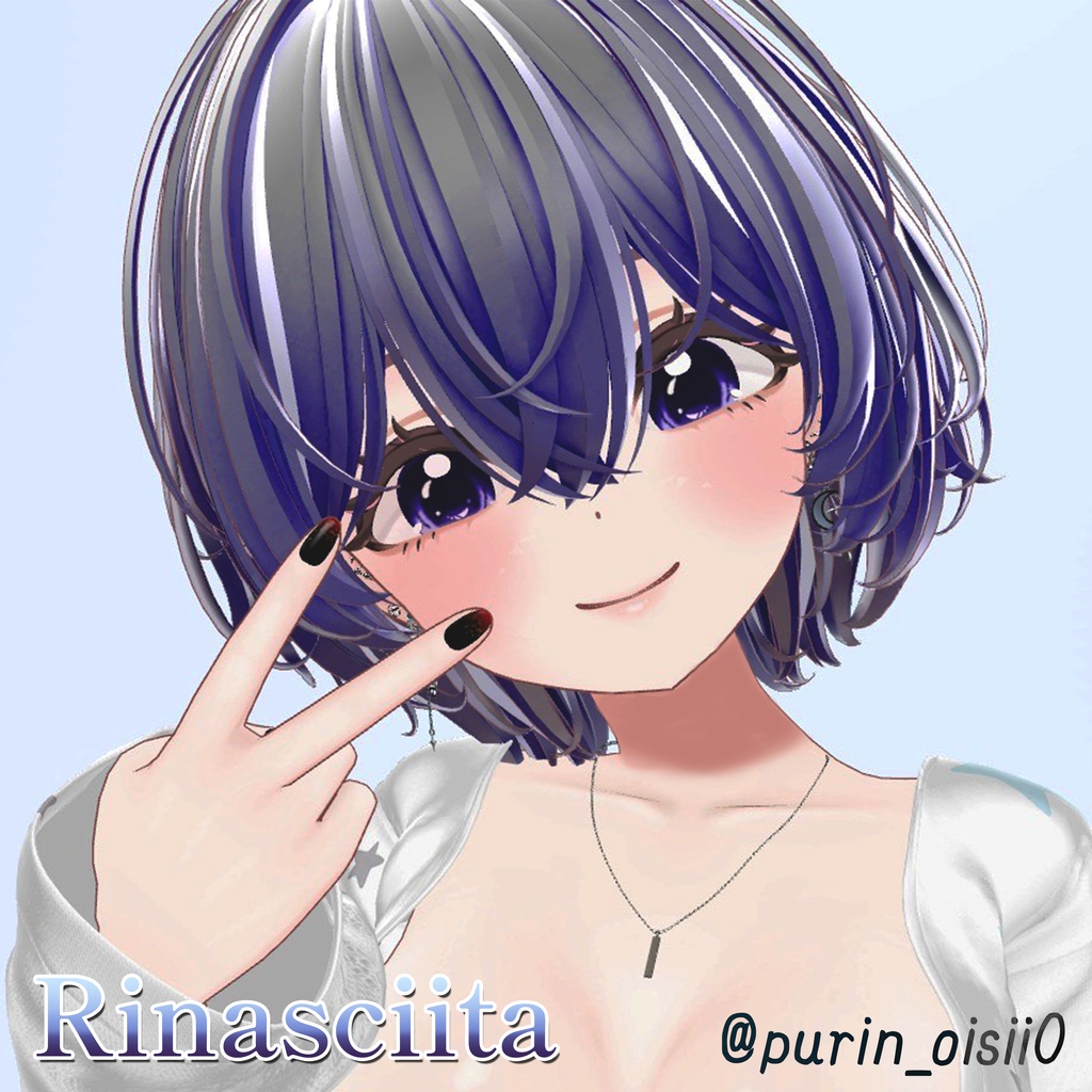 【13アバター対応】大人ギャルの先輩アイテクスチャ【25色+発光テクスチャ】