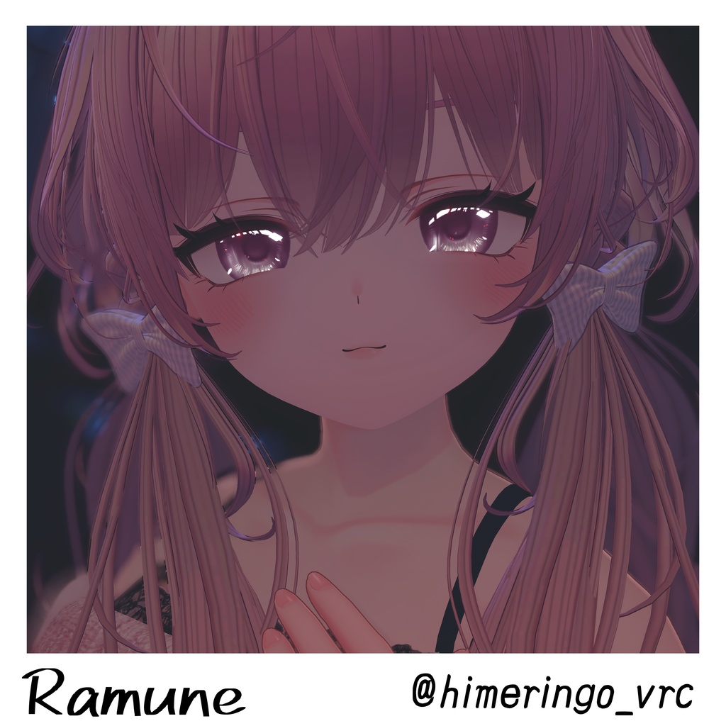 【19アバター対応】動く『犬系彼女』アイテクスチャ【25color】