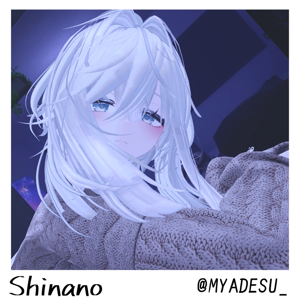 【19アバター対応】動く『犬系彼女』アイテクスチャ【25color】