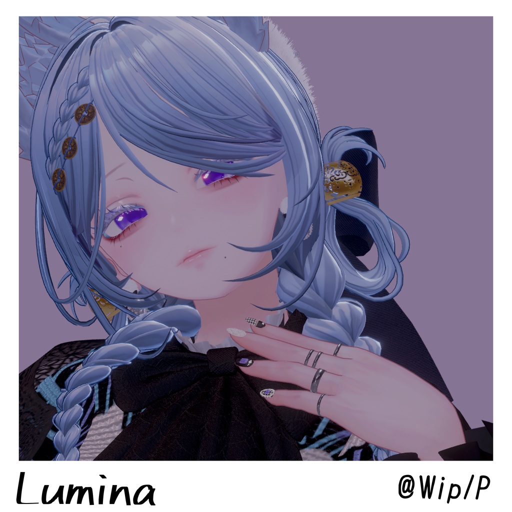 【19アバター対応】動く『犬系彼女』アイテクスチャ【25color】