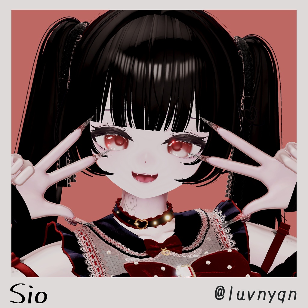 【19アバター対応】動く『犬系彼女』アイテクスチャ【25color】