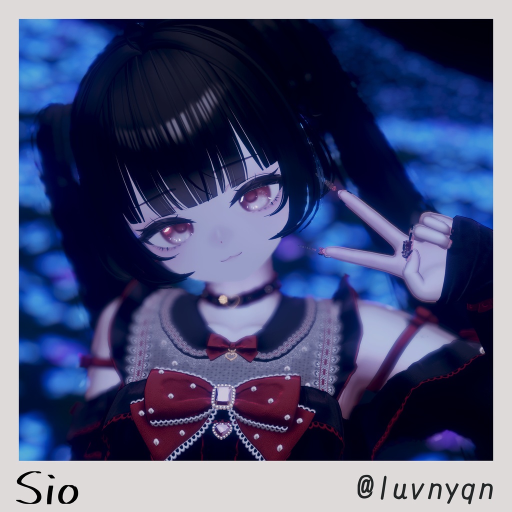 【19アバター対応】動く『犬系彼女』アイテクスチャ【25color】