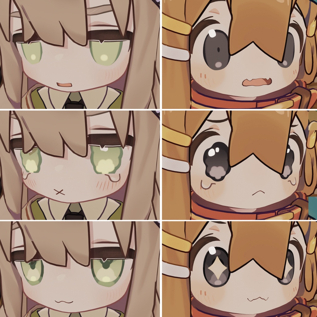 【キプフェル&まめひなた】 Soft Clear Eye Texture 【10color】